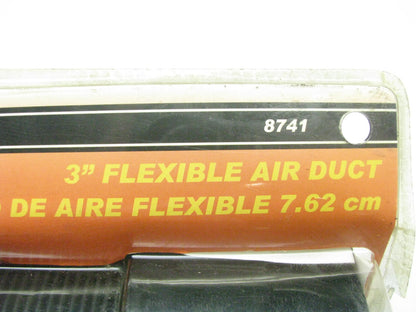 Spectre 8741 Performance Black 3'' Flexible Air Duct Hose - Bend To Any Shape