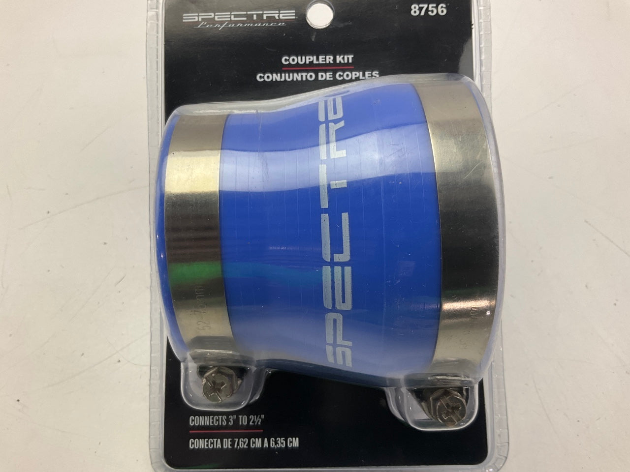 Spectre 8756 BLUE Air Intake Hose Coupler - Connects 3'' To 2-1/2'' W ...