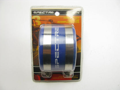 Spectre 8776 Air Intake Tube Coupler Kit 3'' To 3'' Or 2 1/2'' W/ Clamps BLUE