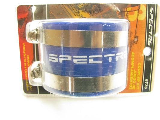 Spectre 8776 Air Intake Tube Coupler Kit 3'' To 3'' Or 2 1/2'' W/ Clamps BLUE