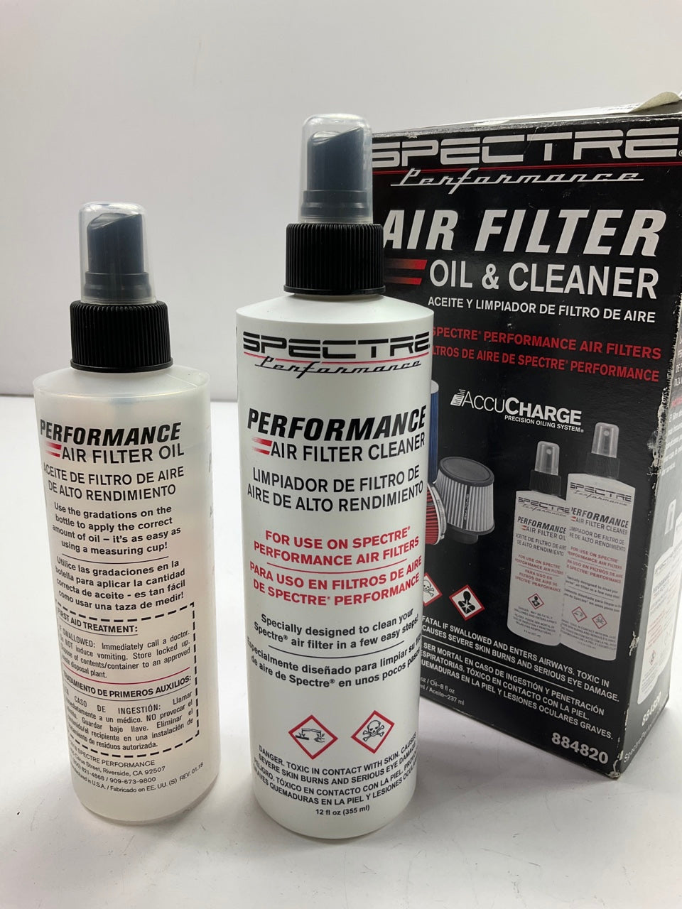 SPECTRE Performance 884820 Air Filter Oil & Cleaner Kit