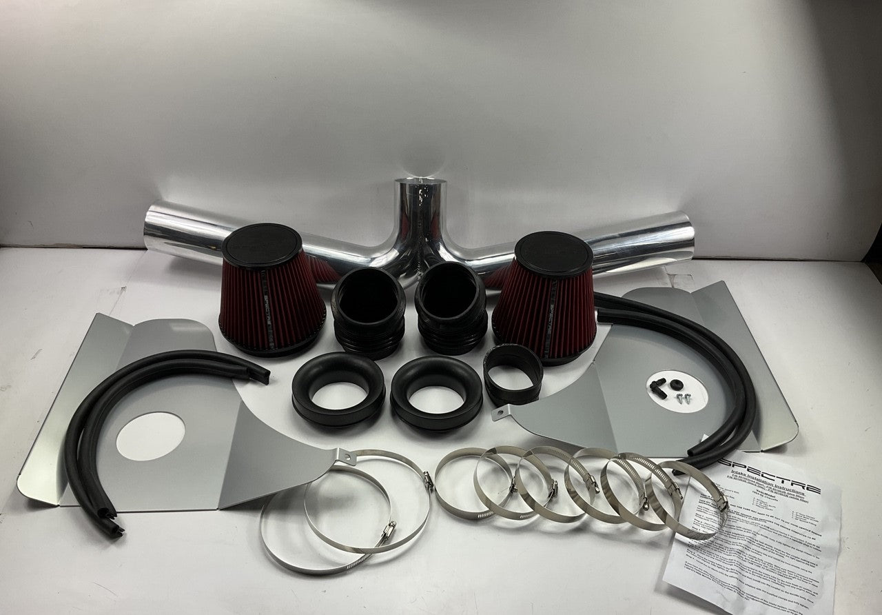 Spectre 901002 CAI Cold Air Intake RED FILTERS 1964-1965 Chevelle LS Engine Swap