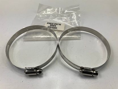Spectre 9504 3.5'' CAI Cold Air Intake Hose Worm Gear Clamp Pair, 3-1/2'' Clamps