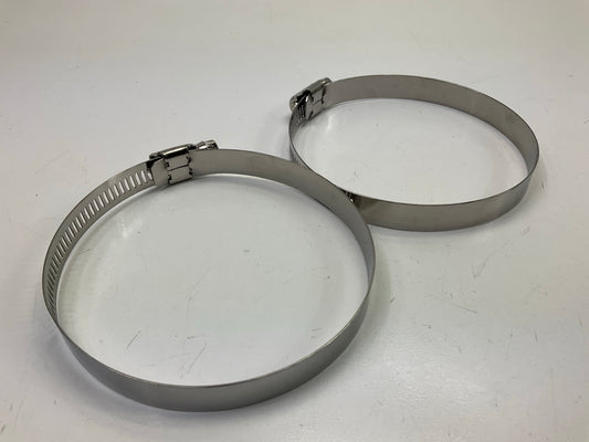 Spectre 9504 3.5'' CAI Cold Air Intake Hose Worm Gear Clamp Pair, 3-1/2'' Clamps