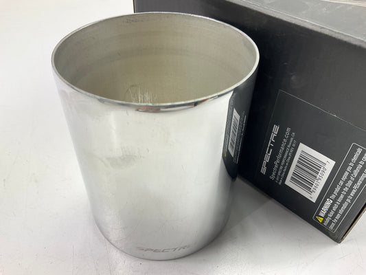 Spectre 9509 Polished Universal Straight Air Intake Tube - 3.5'' OD X 4'' Long