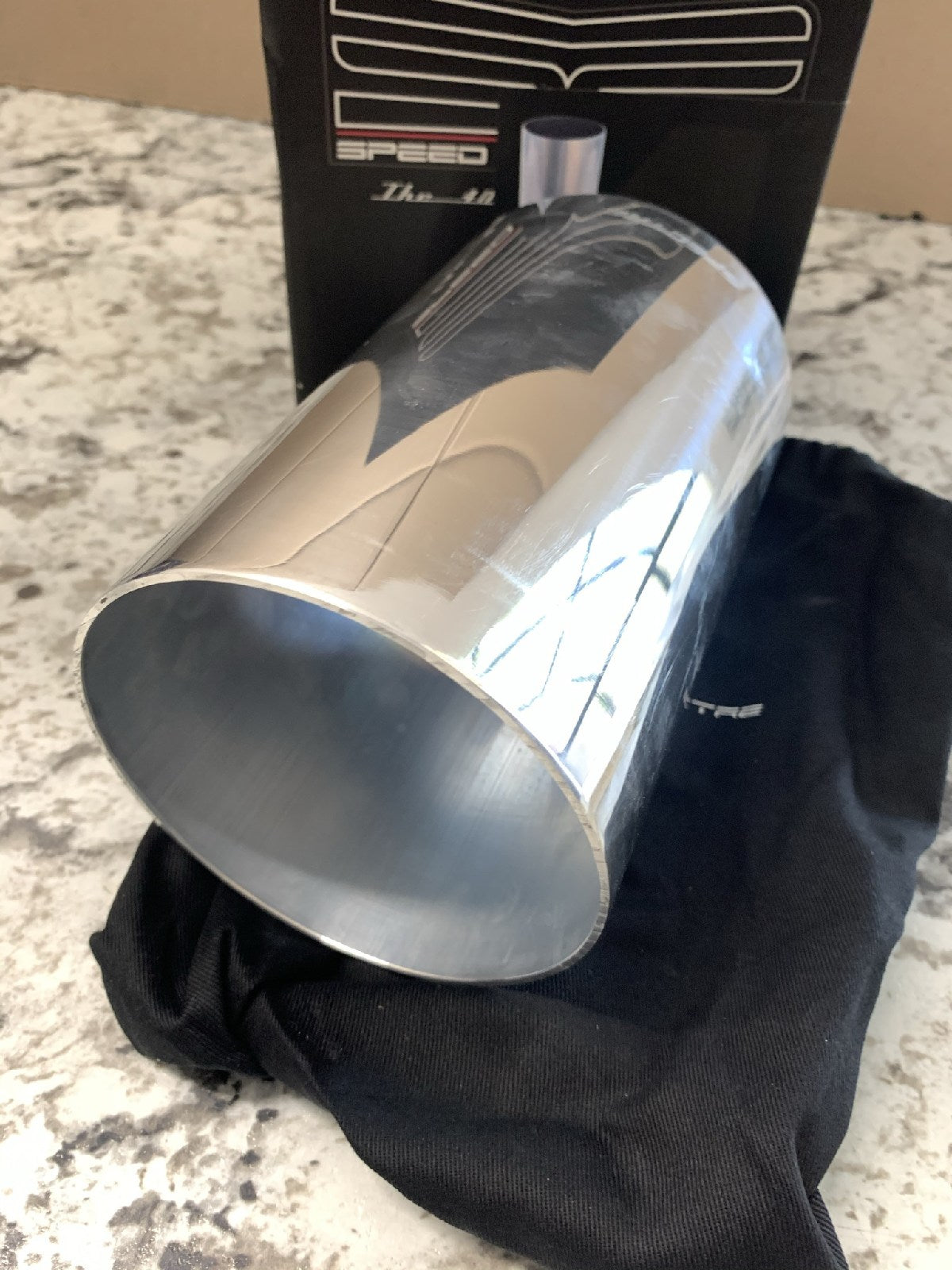 Spectre 9719 Universal Air Intake Aluminum Tube 4'' Diameter, 6'' Long