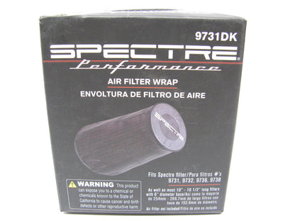 UNIVERSAL Air Pre Filter Protective Wrap: FLANGE 4'' | B: 6'' | T: 4-3/4'' | L: 9''