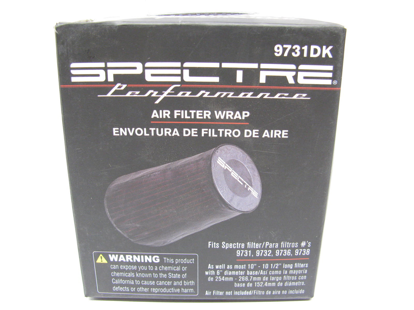 Spectre 9731DK Pre-charger Round Tapered  Pre-Filter Air Filter Protective Wrap