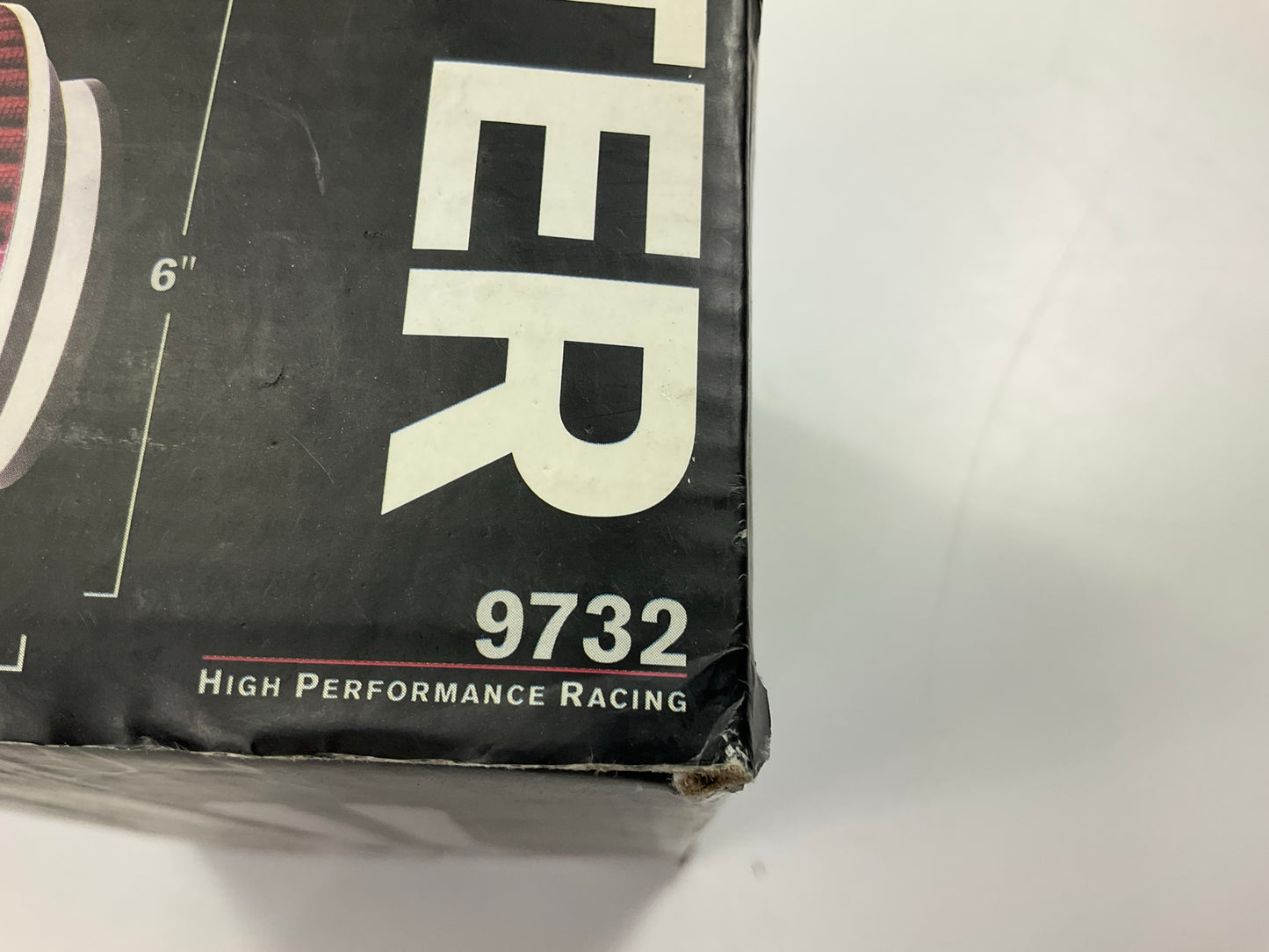Spectre 9732 Performance Air Filter, Red, 8.75'' Tall, Round Tapered, 4'' Inlet