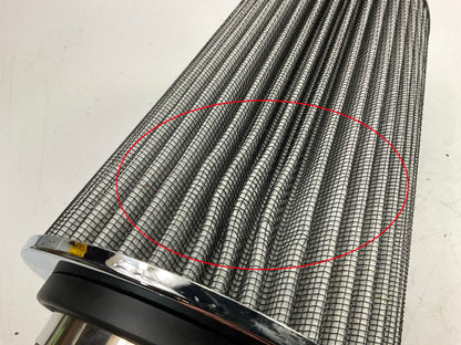 COSMETIC DAMAGE Spectre 9738 Clamp-On Air Filter High-flow Washable & Reusable