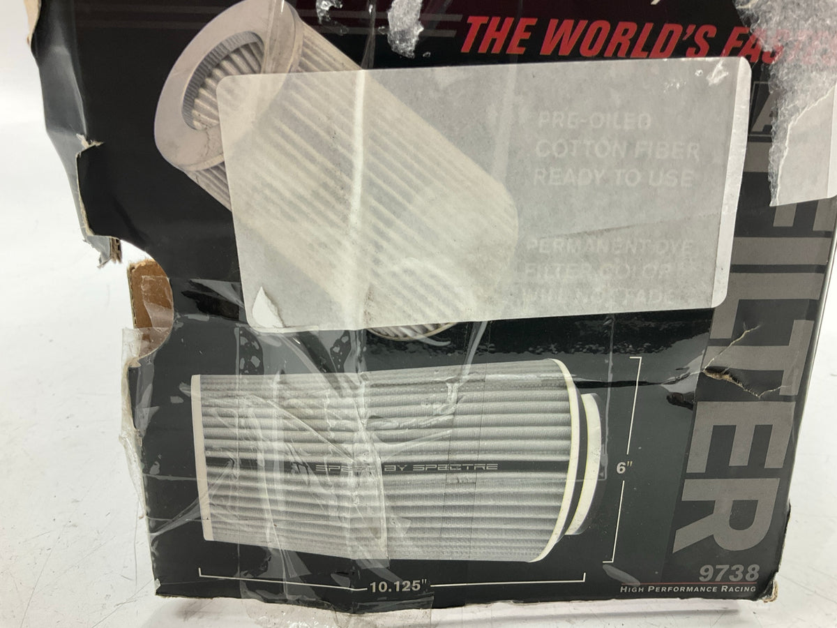 COSMETIC DAMAGE Spectre 9738 Clamp-On Air Filter High-flow Washable & Reusable