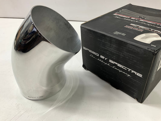 Spectre 9749 Aluminum Polished Air Intake Tube - 4'' OD X 6.406'' L, 45 Deg. Elbow