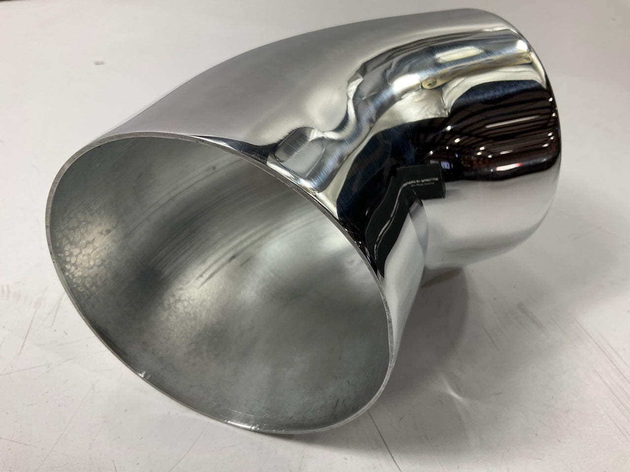 Spectre 9749 Aluminum Polished Air Intake Tube - 4'' OD X 6.406'' L, 45 Deg. Elbow