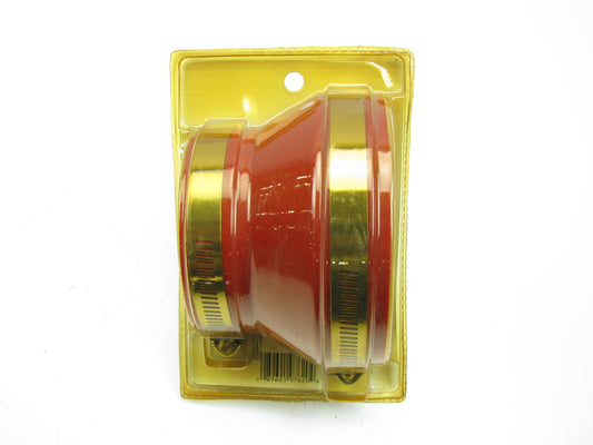 Spectre 9762 4'' To 3'' Air Intake Hose Reducer Coupler Kit RED W/ 2 Hose Clamps