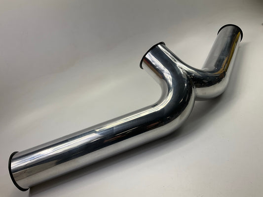 Spectre 97935 4'' DUAL 2-1 Cold Air Intake System Y-pipe Tube 150 Degree 16'' Legs
