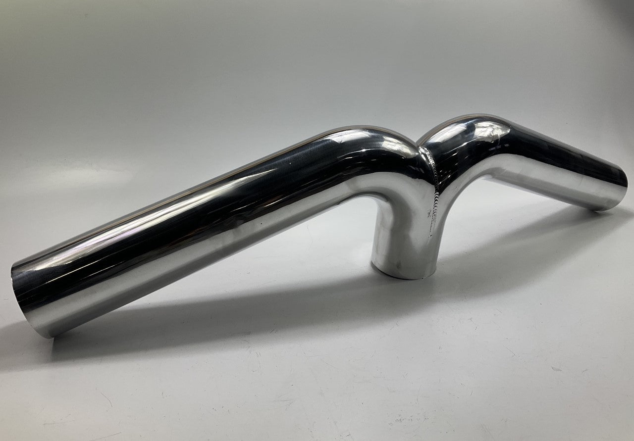 SCRATCHED Spectre 4'' CAI Cold Air Intake System 170 Deg. Y-Pipe Air Intake Tube