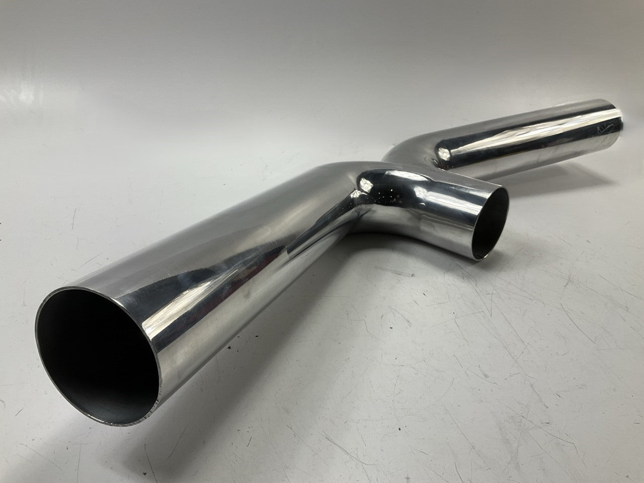 DENTED, SEE PHOTO  4'' CAI Cold Air Intake System 170 Deg. Y-Pipe Air Intake Tube