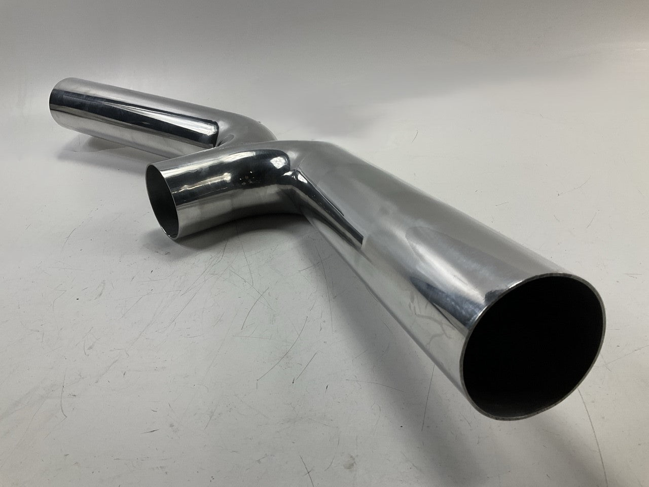 DENTED, SEE PHOTO  4'' CAI Cold Air Intake System 170 Deg. Y-Pipe Air Intake Tube