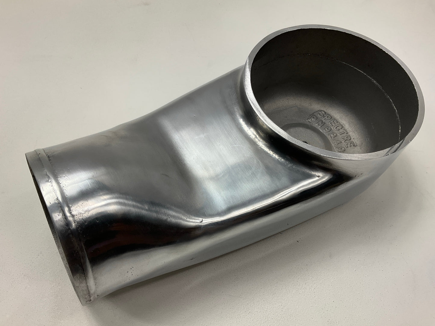 SCRATCHED Spectre 9849 Performance 4'' Single Air Intake Carburetor Plenum 4'' Dia