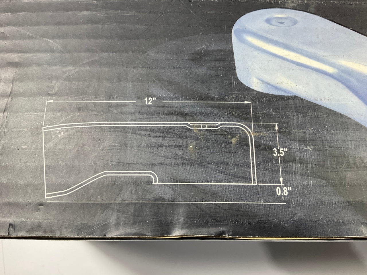 Spectre 9849 Performance 4'' Single Air Intake Carburetor Plenum, 4'' Dia. 900 CFM