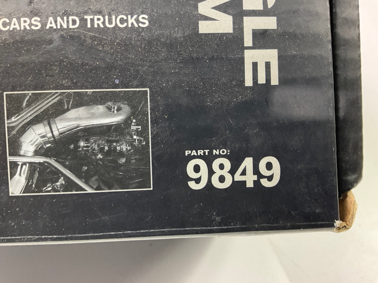 Spectre 9849 Performance 4'' Single Air Intake Carburetor Plenum, 4'' Dia. 900 CFM