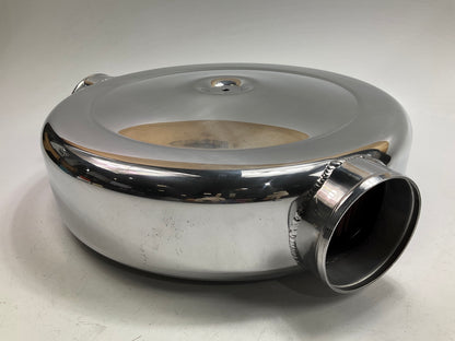 Spectre 98709 16''x4'' Polished Aluminum Air Box Dual Snorkel 4'' Inlets 150 Degree