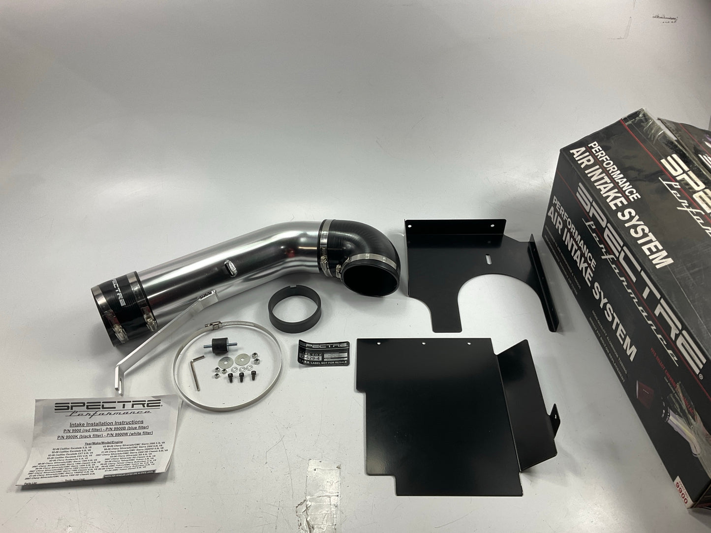 Missing The Air Filter, AS-IS - Spectre 9900 Performance Cold Air Intake System