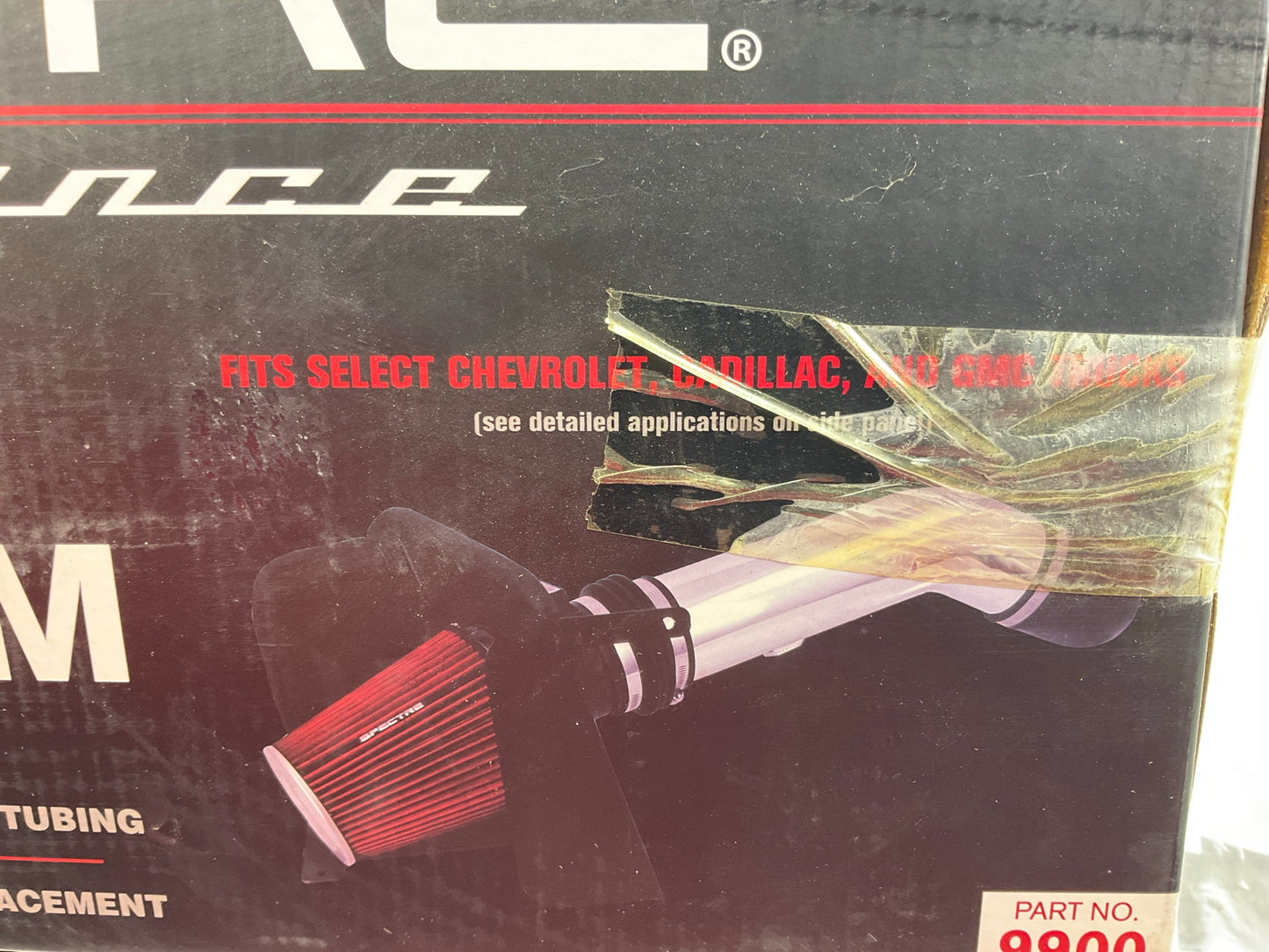 Missing The Air Filter, AS-IS - Spectre 9900 Performance Cold Air Intake System