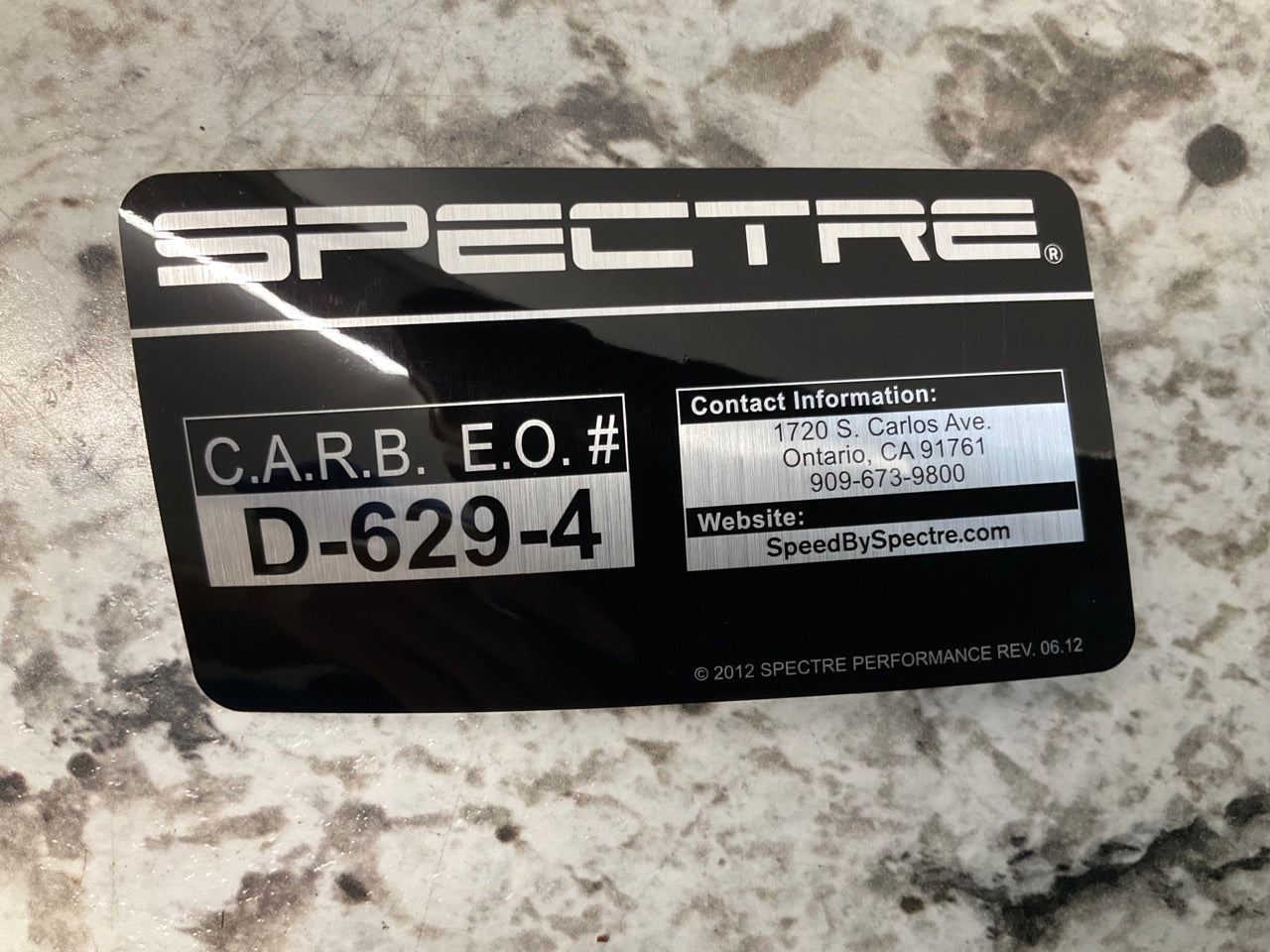 Spectre 9920 Cold Air Intake System Performance Kit