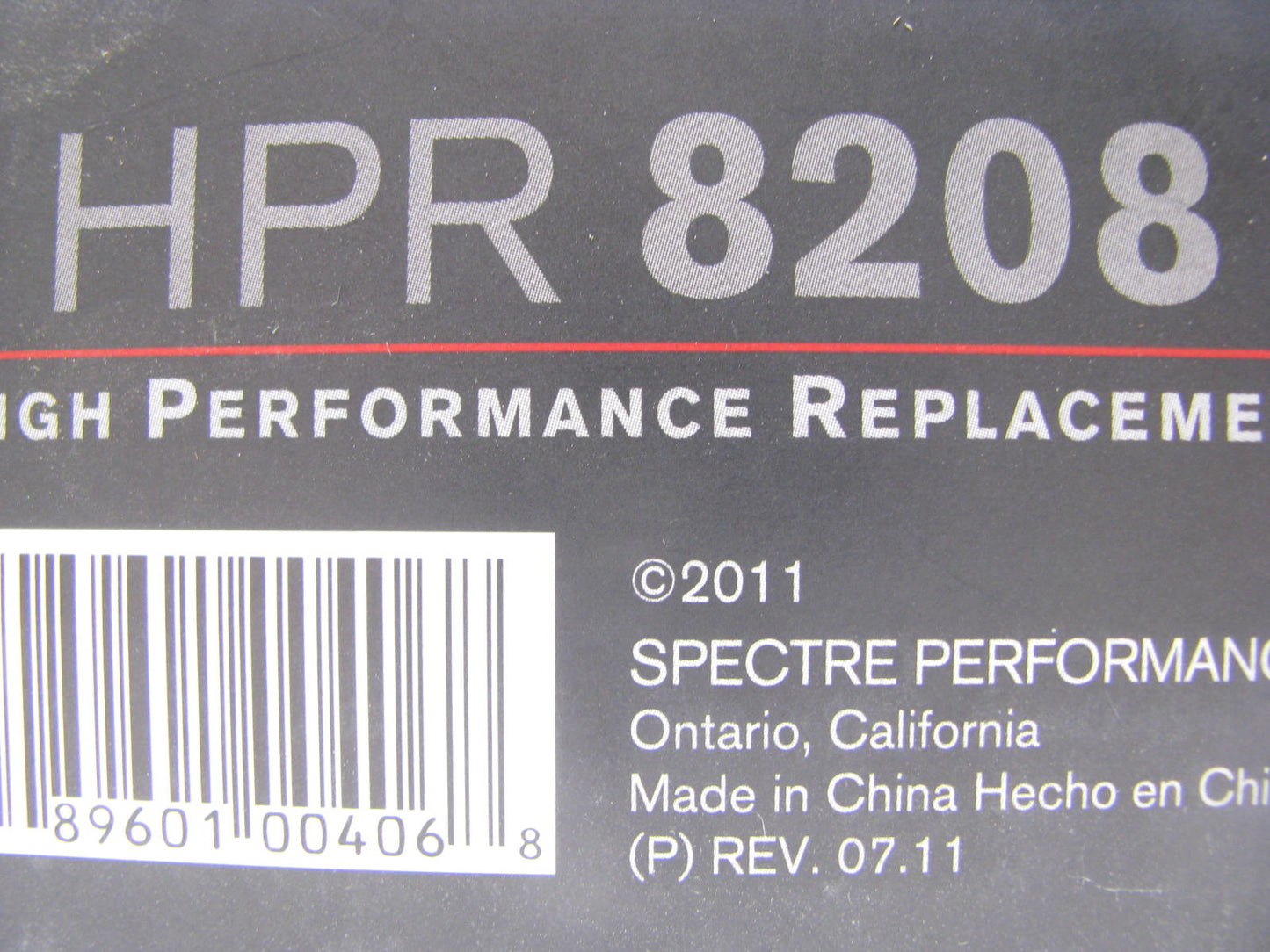 Spectre HPR8208 Performance High-Flow Replacement Air Filter