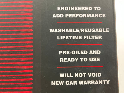 Spectre HPR9054 Performance High-flow Air Filter - Washable & Reusable