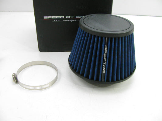 Spectre HPR9618B 3.5'' Clamp-on High-Flow Cold Air Intake CAI Air Filter BLUE