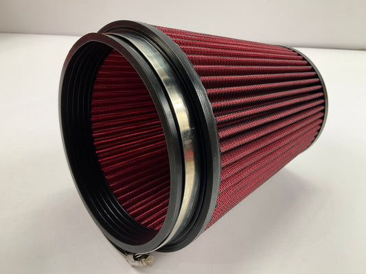 Spectre HPR9891 Red Washable Universal Performance Air Filter - 6'' ID X 8.5'' H