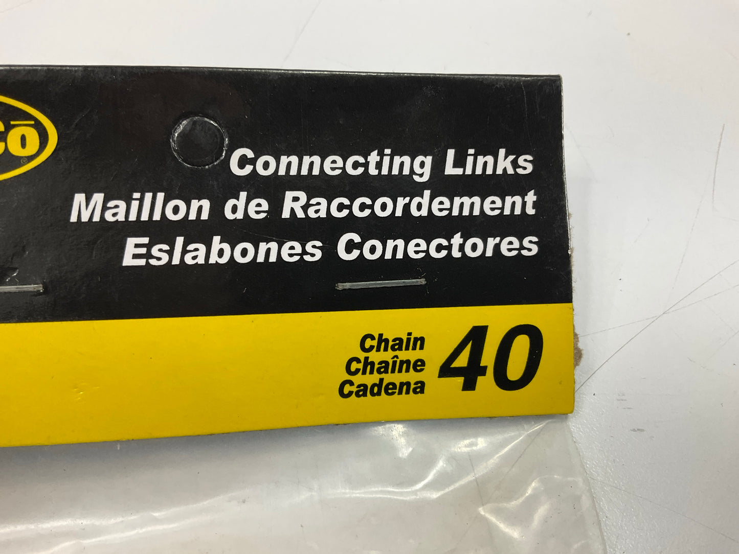 (10 Packs) SpeeCo S66401 Connecting Links 1/2'' Pitch #40 Chain