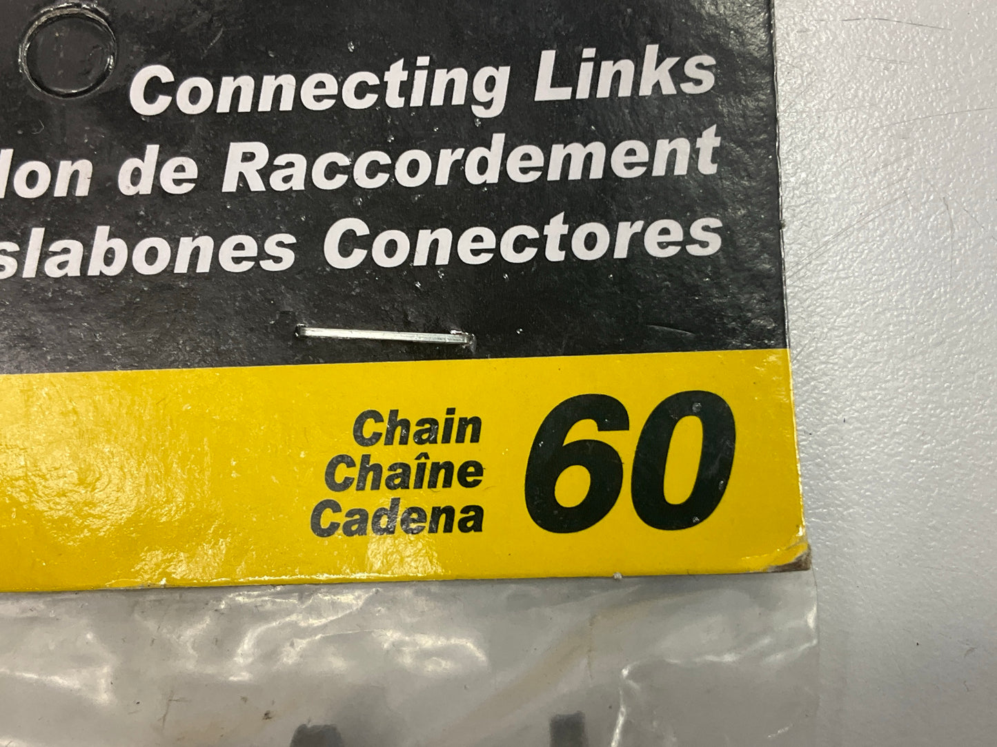 10 Pack SpeeCo S66601 Connecting Links 3/4'' Pitch #60 Chain, 3 Links Per Pack