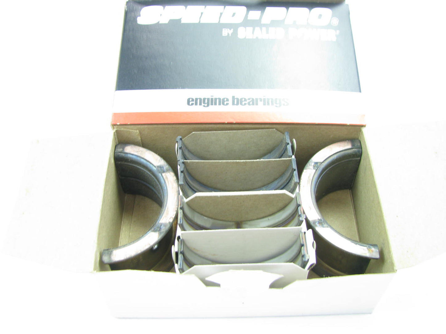 SBC Small Block Chevy Large Journal Performance Main Bearings 0.001'' Speed-Pro