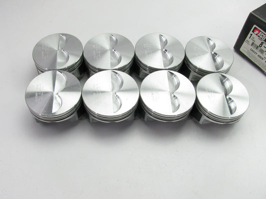 (8) Speed Pro H123CL STANDARD Pistons CHEVY 400, 6'' ROD / 350 CRANK