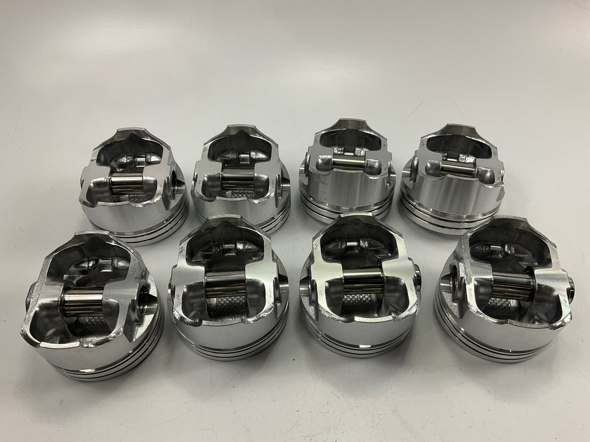 SPEED PRO .060'' Hypereutectic 11.8cc Dome Pistons Set SBC Chevy SB 350 12:1 CR