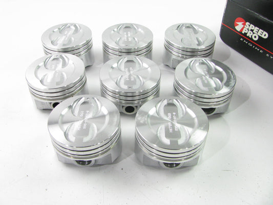 (8) Speed Pro H670P-060 Hypereutectic Piston .060'' - Chevrolet SBC 350, 383 V8