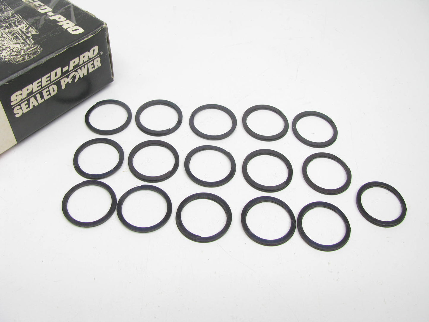 (16) Speed Pro LR-240 Engine Piston Pin Lock Ring 1967-1983 Chevrolet 350-V8