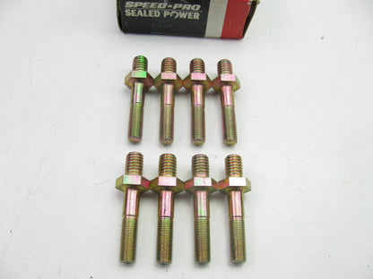 (8) Speed Pro MR-1863RS Rocker Arm Studs - 3/8'' H/D Screw In - Chevrolet SBC
