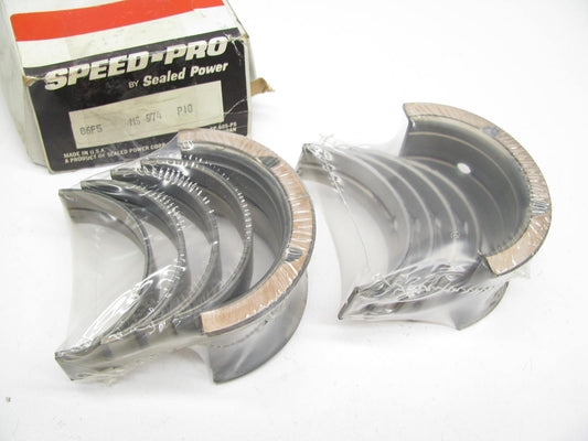 SpeedPro MS974P .010 Full Groove Performance Main Bearings SBC Small Block Chevy