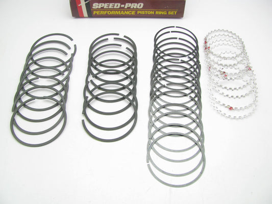 SPEED-PRO R10434 .025'' PLASMA MOLY File Fit Rings Chevy Small Block SBC 305