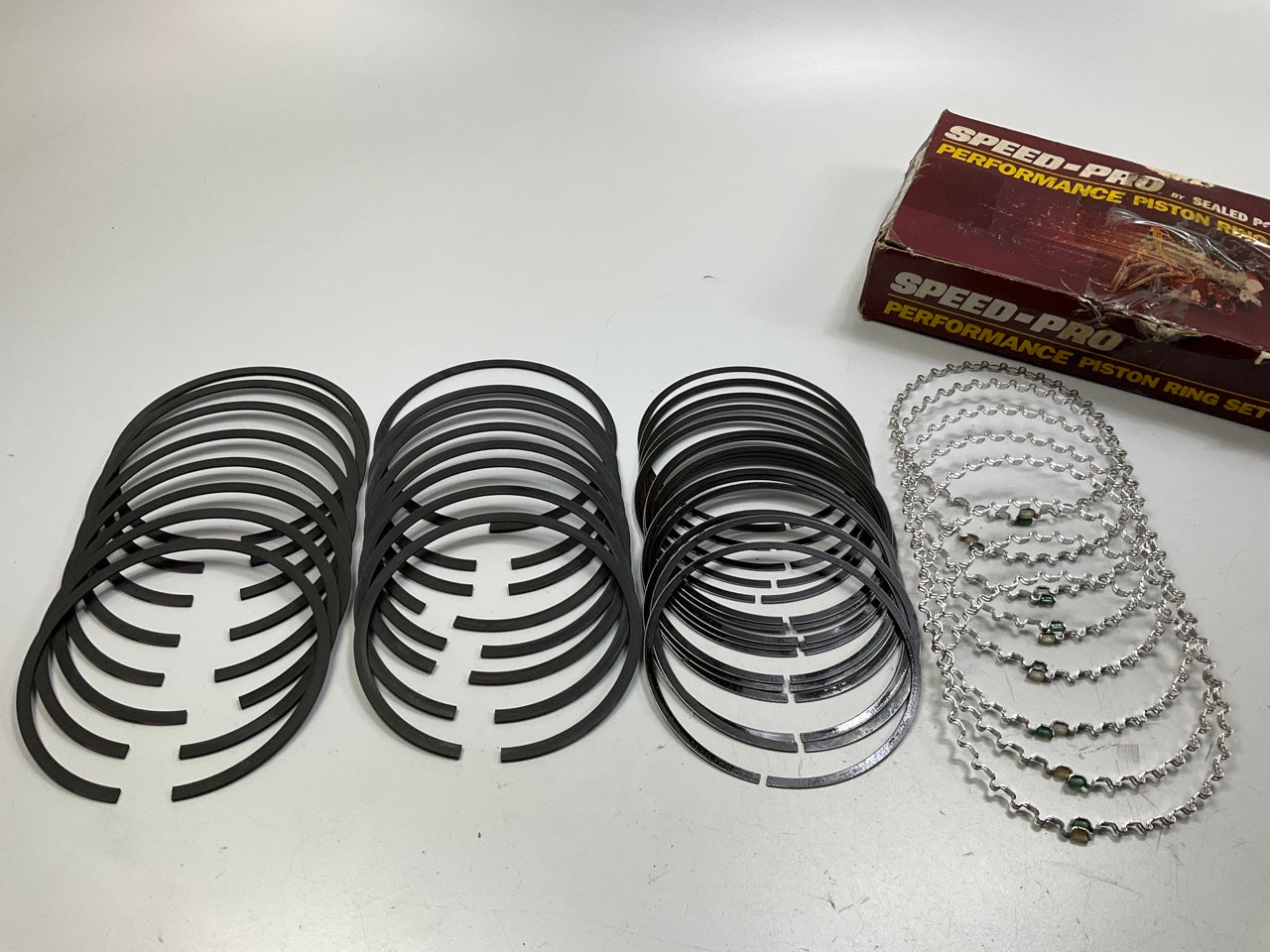 Speed Pro R-9278-005 PLASMA MOLY Low Tension Piston Rings 4.325'' Bore 0.005''