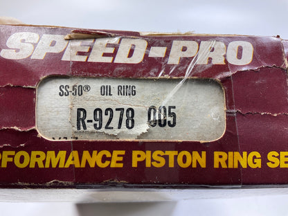 Speed Pro R-9278-005 PLASMA MOLY Low Tension Piston Rings 4.325'' Bore 0.005''