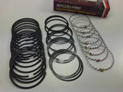 Speed Pro R-9968-30 Plasma Moly Piston Ring Set, 4.030'' Bore - Ford & Chevy V8