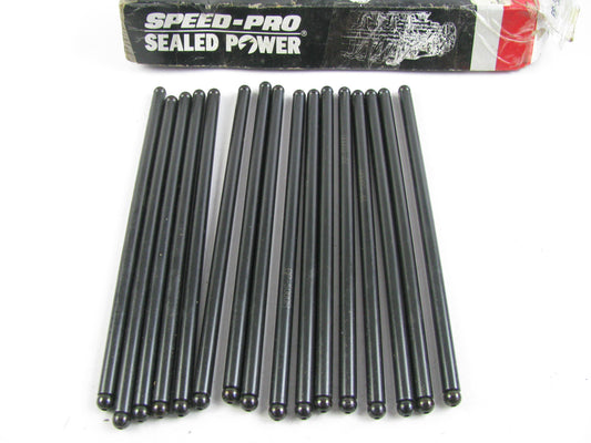Speed Pro RP-5000RK Black Oxide  Push Rods Set (16) Small Block Chevy SBC V8