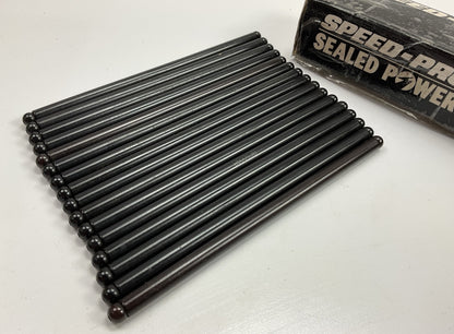(16) Speed Pro RP-5009RK Push Rods Hardened Chrome Moly 6.876'', 5/16'' SBF Ford