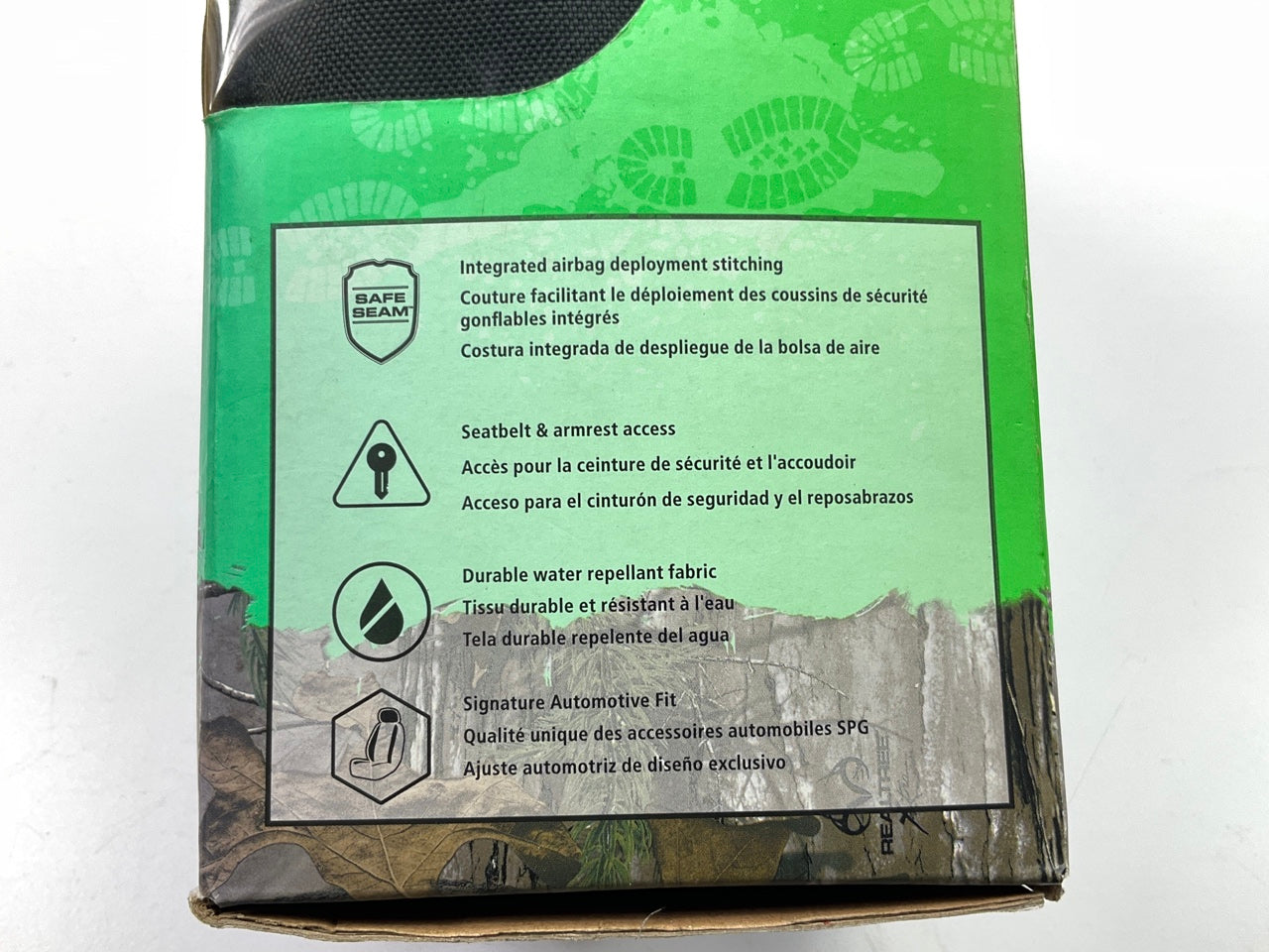 SPG RSC2509 Universal Realtree Antler Damask Xtra Camo 50/50 Bucket Seat Cover