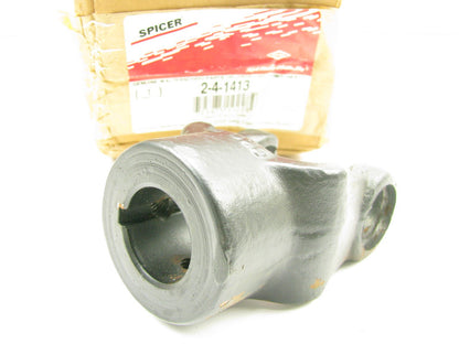 Spicer 2-4-1413 Round Bore End Yoke - 1240 Series 1.250'' Bore W/ 0.25'' Keyway
